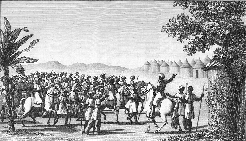 Gaspard Mollien. Arm&eacute;e du Fuuta-Tooro en marche - 1820